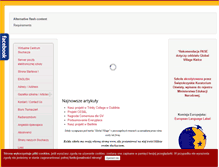 Tablet Screenshot of gv.edu.pl